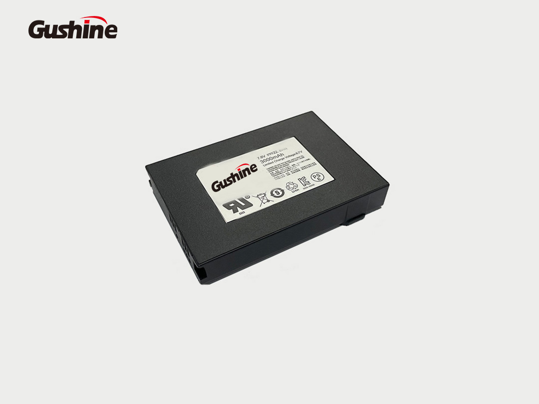 3.7V 4100mAh工业PDA低温锂电池组(1S2P)
